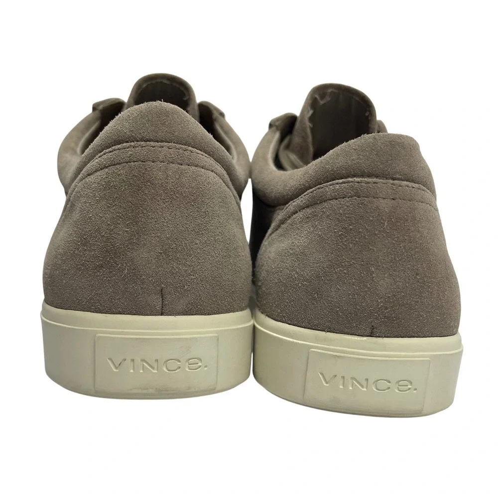 Vince Women's Suede Platform Sneakers Grey Low Top Casual Sz 10‎ $225 Minimalist